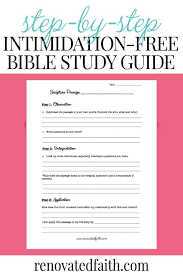 How To Study The Bible For Beginners Free Inductive Bible Study Guide