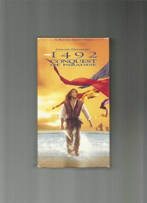 1492: Conquest of Paradise (2 Tape Set) Gerard Depardieu, Sigourney Weaver,  VHS