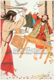 Jesus In The Temple Chasing Out The Greedy Money Changers Money Changers Greedy Money Buy Prints