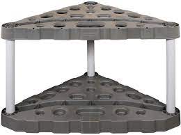 Knowing which tools to use while gardening can make life luckily, there are several varieties of gardening tool that have been specially developed to make this. Amazon Com Rubbermaid Corner Tool Rack Tool Organizer Broom Holder And Garden Tool Organizer Home Kitchen