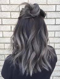 Black And Dark Grey Ombre Hair Variations Of Dark Grey Ombre Hair Colors That Are Becoming More And More Popular In These Days In This Post We Have Co Hair Styles Grey Ombre Hair Ombre Hair