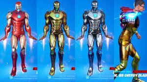Find this pin and more on fortnite skins by fortnite tracker. New Ironman Skin All Styles Unlocked Showcase With New Emotes Ironmanfortnite Tonystark Youtube