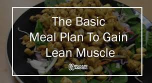 The Basic Meal Plan To Gain Muscle Bar Brothers Groningen