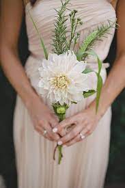 Come see the quality of maui wedding flowers in our packages. Nosegay Inspiration Sweet And Very Simple Posy Dahlia And Some Greens Simple Bridesmaid Bouquets Small Wedding Bouquets Dahlia Wedding Bouquets