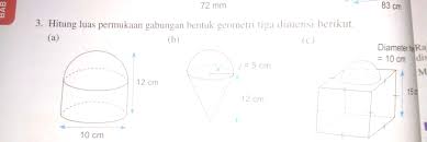 Tuliskan ukuran setiap bangun penyusun bangun ruang gabungan berikut. Rumus Luas Permukaan Gabungan Kubus Dan Balok Siswapelajar Com