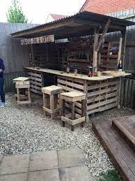 Pallet Garden Bar Hintergarten Paletten Garten Bar Aus Paletten