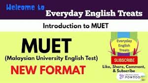 Muet is largely recognised in malaysia and singapore, with limited recognition in other countries worldwide. Muet L New Format L Part 1 L Everyday English Treats Youtube