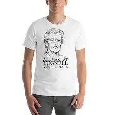 These stylish seamless t shirt are ideal for all seasons and offer premium comfort. All Makt At Tegnell Var Befriare Unisex T Shirt Etsy