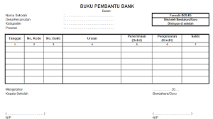 Buku pembantu kas berfungsi untuk mencatat transaksi penerimaan/pengeluaran yang dilaksanakan secara tunai. Buku Pembantu Bank Dan Pajak Format Bos K5 Dan K6 Deuniv