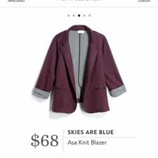 Oct 29, 2019 · sailors on the h.m.s. Skies Are Blue Jackets Coats Skies Are Blue Asa Knit Blazer Poshmark