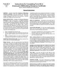 Whenever you get paid, your employer removes, or withholds, a certain amount of money from your paycheck. Nc 4 Allowance Worksheet Nidecmege