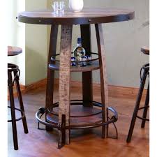 Here Is A Contemporary Bistro Table With Rustic And Industrial Elements That Will Make A Unique Statement For Your Meals Bistro Table Table Dining Room Table
