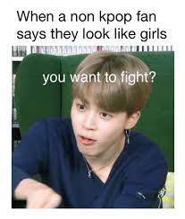 When A Non Kpop Fan Says They Look Like Girls Bts Meme Ahseeit