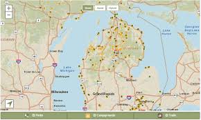 Dnr Camping Recreation Michigan State Parks Map Of Michigan State Parks