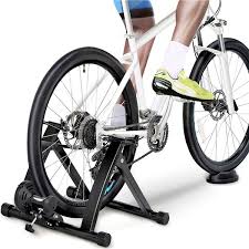 Free 2 Day Shipping Buy Topeakmart Foldable Indoor Bike Trainer Magnetic Cycle Trainer Stand With Fro In 2020 Indoor Bike Trainer Bicycle Workout Indoor Bike Workouts