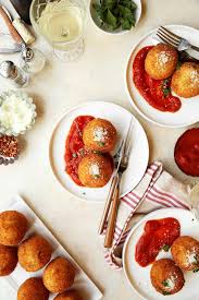In reality, vegetarian food is so much more than just 'fake meat'. Arancini Recipe Dinner Party Starters Starters Recipes Vegetarian Starters