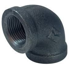 Mueller Global 1 1 4 In X 1 1 4 In Black Malleable Iron 90 Degree Fpt X Fpt Elbow 520 006hn The Home Depot