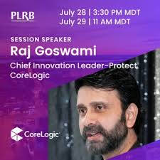 Don't miss CoreLogic's Chief Innovation Leader for Protect, Raj Goswami, at  the PLRB