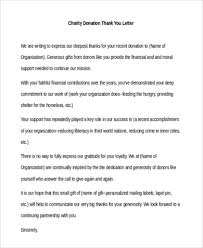 Free 6 Sample Thank You Letter For Donation In Ms Word Pdf