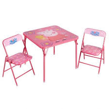 One Of My Favorite Discoveries At Christmastreeshops Com Peppa Pig Children S Folding Table And Ch Table And Chair Sets Childrens Folding Table Folding Table