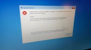 Fix System Restore Did Not Complete Successfully On Windows 10