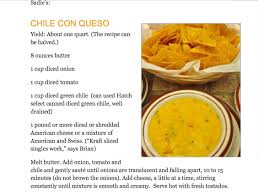 Sadie S Chile Con Queso Recipes Food Chile Con Queso
