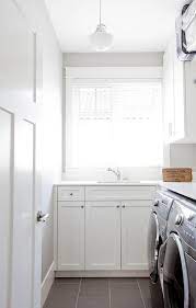 An efficient, functioning laundry room hinges on several factors such as your choice of the washer and dryer, wall it is the most simple, basic, and economical style of laundry room layout since it fits into even the smallest of areas. L Shaped Laundry Room Design Ideas