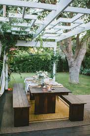 Undefined Backyard Pergola Outdoor Gardens