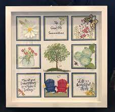 Pin By Sheila On Samplers Box Frame Art Handmade Wall Art Stamp Projects
