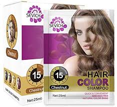 Wash your hair 12 to 24 hours before your color. Hair Colour Shampoo 15 Minutes Instantly Hair Colour Dye Natural Hair Colour Shampoo Hair Repair Conditioner Grey Cover Chestnut Buy Online At Best Price In Uae Amazon Ae