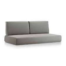 Salona loveseat woodard cushion color: Outdoor Furniture Cushions Crate And Barrel