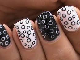 Black And White Nail Art Design Easy Black And White Nail Art Designs Waves Of Nails Polish Cute Simple Easy Long Shor Black And White Nail Art Black And White Nail Designs Black Nail Designs