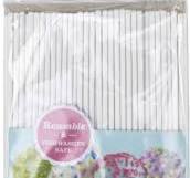 Restaurantware Biodegradable Cake Pop Sticks - 100 Yellow Paper Lollipop  Sticks