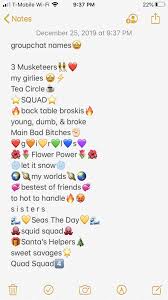 Funny Biology Group Chat Names Tik Tok Groupchat Names Snapchat Names Instagram Quotes Cute Snapchat Names
