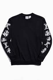 Adidas X Disney Goofy Crew Neck Sweatshirt Urban Outfitters