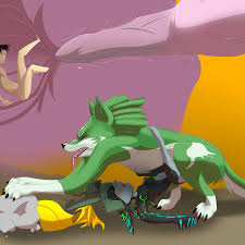 Post 738655: animated EyeofCalamity Legend_of_Zelda Link Midna  Twilight_Princess Wolf_Link