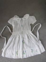 Free Shipping In Usa Home Made Midcentury Girls White Dotted Etsy Baptism Dress Pink And Blue Flowers Dresses