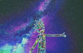 Photo Wallpaper Music Space Pink Floyd Art Rock Cool Rick And Morty Backgrounds 1332x850 Wallpaper Teahub Io