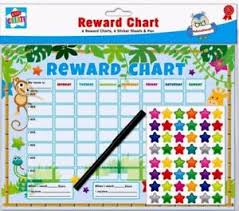 Details About 6 X Childrens Reward Behaviour Charts With Star Stickers New