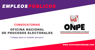 ¿cómo es el proceso de las convocatorias? Convocatoria Onpe 2021 Cas Cpm 728 Locacion Servicio Civil