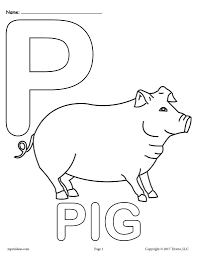 Letter P Alphabet Coloring Pages 3 Printable Versions Alphabet Coloring Pages Alphabet Coloring Abc Coloring Pages