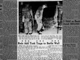 Systems like water, electricity, sewer, and public transportation had to be separated. Berlin Wall Topics On Newspapers Com