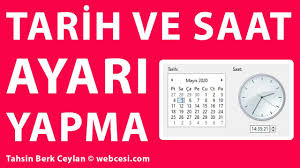 Tarih Ve Saat Ayari Nasil Yapilir Saat Dilimi Hatasi Cozuldu Youtube