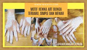Check spelling or type a new query. Tren Motif Henna Bunga Terbaru Simple Dan Mewah Untuk Pemula
