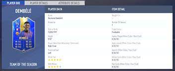 Where to buy fifa 19 cheap game rage to glory s2 ep.1 tots moussa dembele player review fifa 19 (best free. Ousmane Dembele Tots Stats Gaming Frog