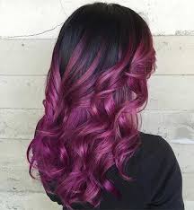 21 Bold And Trendy Dark Purple Hair Color Ideas Page 2 Of 2 Stayglam Ombre Hair Color Black Hair Ombre Hair Color Purple