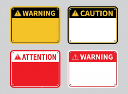 The medical bill receipt is one that a doctor's office or other medical institution will issue following the payment of an invoice. Premium Vector Warning Sign Blank Attention Sign