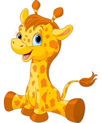 This Darling Giraffe Is All Smiles As It Waits For You To Share It On Your Facebook Timeline Cute Giraffe Animal Clipart Giraffe