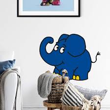 So einfach ist es ein wandtattoo an der wand anzubringen. Wandtattoo Elefant 03 Der Blaue Elefant Als Wandtattoo Bringt Abwechslung Ins Kinderzimmer Wall Art De
