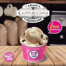 Social savers llp is registered in malaysia with company no. Baskin Robbins Flavor Of The Month Caramel Cappuccino Cheesecake Free Upsize Until 31 May 2017